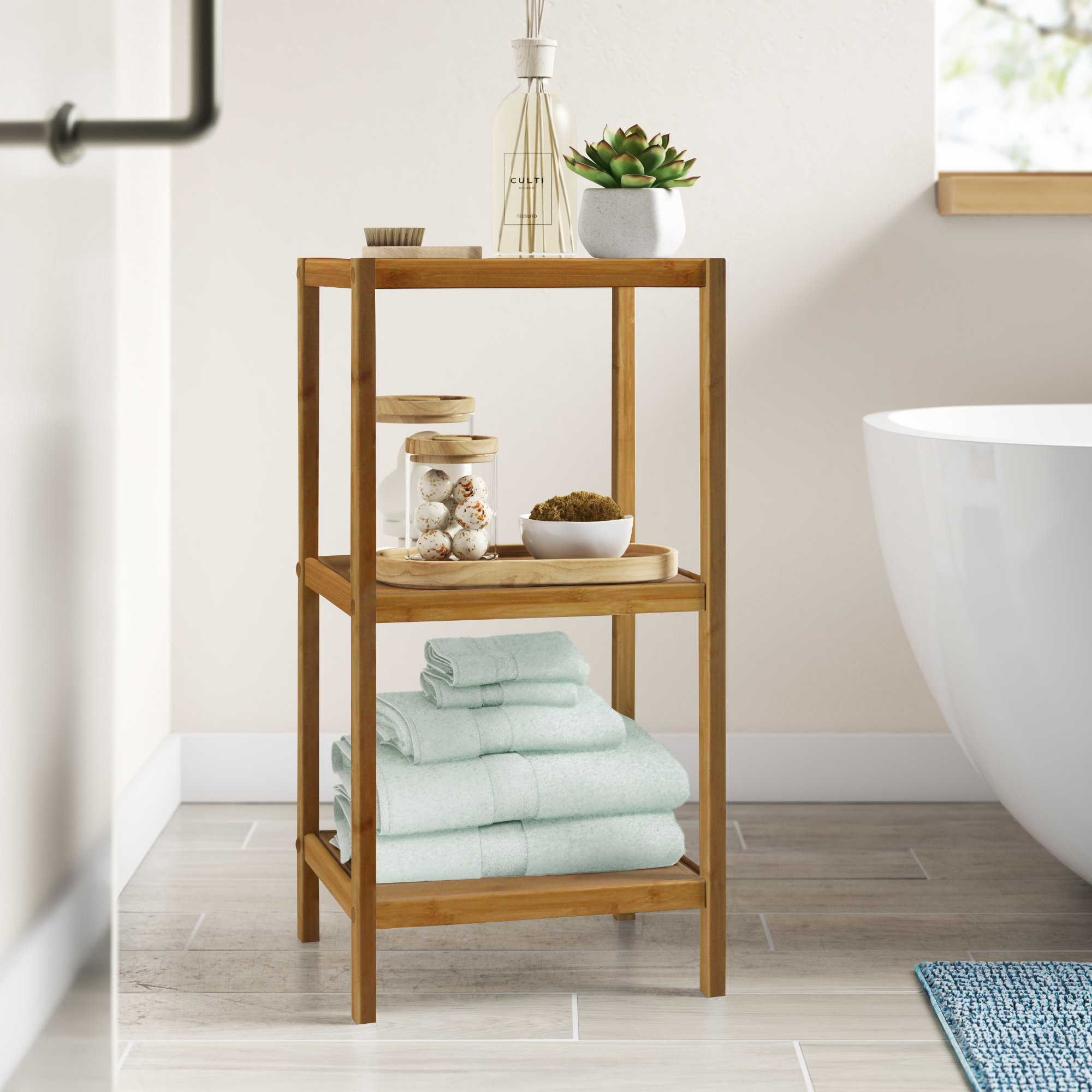Small standing shelves discount